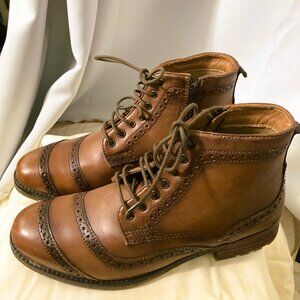 Thomas & Vine Men's Leather Lace Up Boots Size 9 EUC
